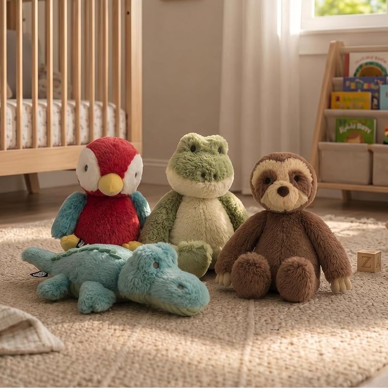 Felix Frog Stuffed Animal view 3