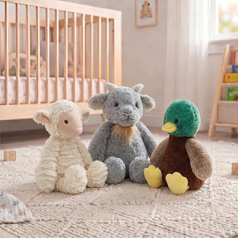 Lottie Lamb Stuffed Animal view 3