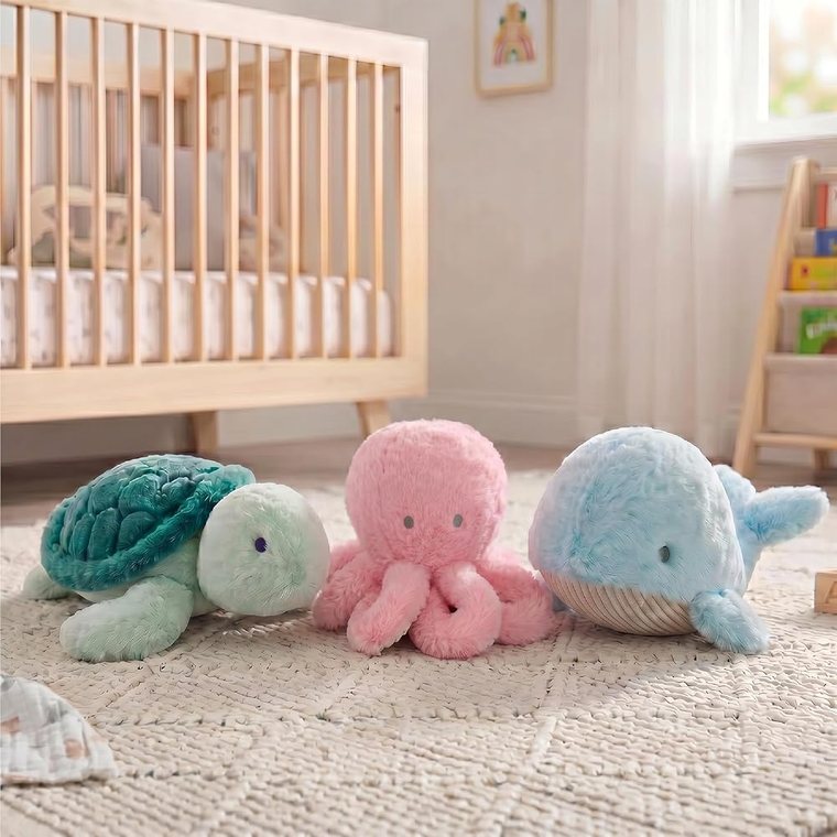 Winston Whale Stuffed Animal view 3